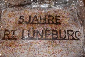 Geburtstagskuchen -Fünf-Jahre RT-Lüneburg-