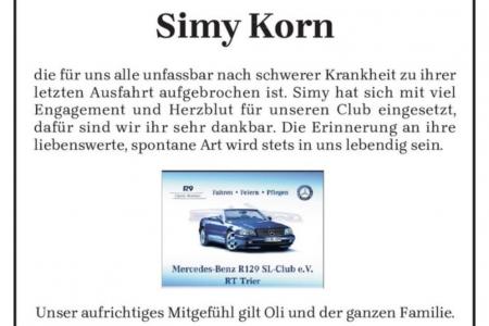 Todesanzeige Simy