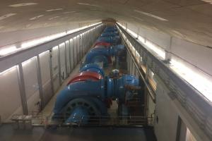 Die Pumpen und Generator Halle im Berg Die Pumpen und Generator Halle im Berg