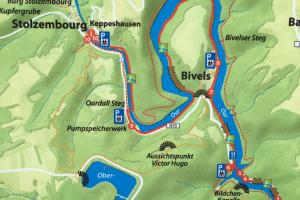 Karte des Kraftwerk Vianden Karte des Kraftwerk Vianden